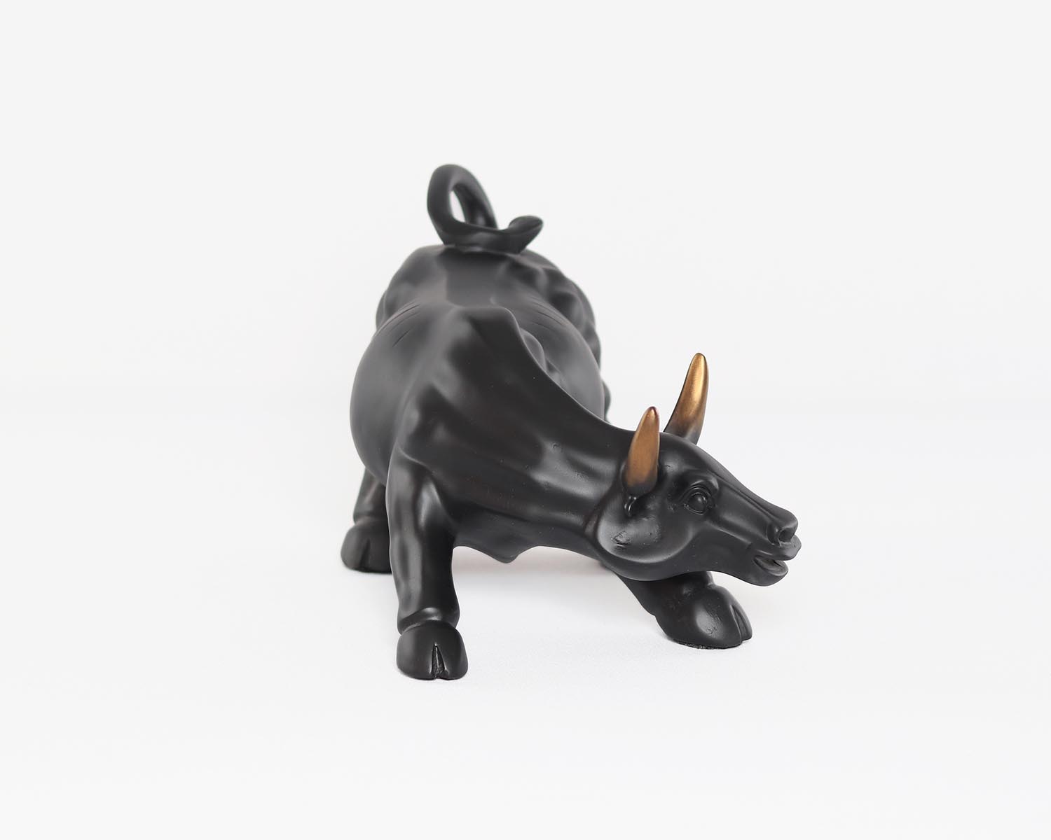 ESCULTURA TOURO DE ALL STREET PRETO 40X22X23CM - Imagem 3