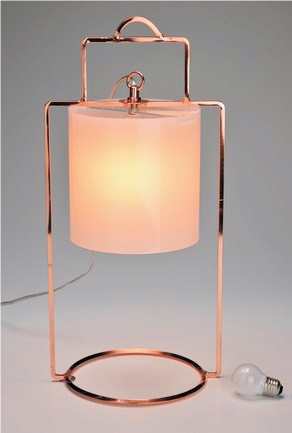 LUMINÁRIA LAMPIÃO EM AÇO INOX